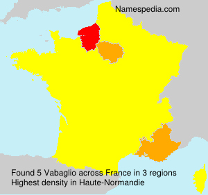 Surname Vabaglio in France