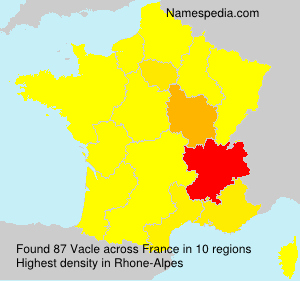 Surname Vacle in France Surname Vacle in France