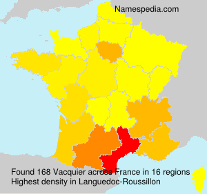 Surname Vacquier in France Surname Vacquier in France