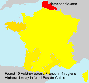 Surname Valdher in France