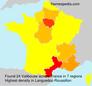 Surname Valibouse in France Surname Valibouse in France