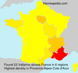 Surname Vallarino in France Surname Vallarino in France