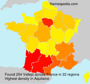 Surname Vallejo in France Surname Vallejo in France