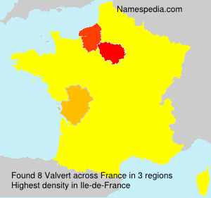 Surname Valvert in France Surname Valvert in France