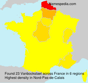 Surname Vanbockstael in France Surname Vanbockstael in France