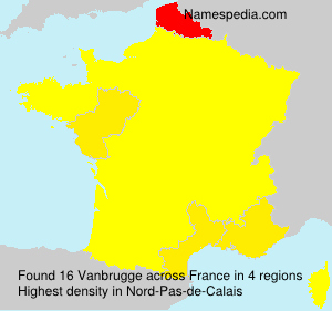 Surname Vanbrugge in France Surname Vanbrugge in France