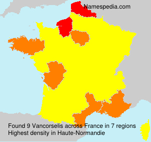Surname Vancorselis in France Surname Vancorselis in France
