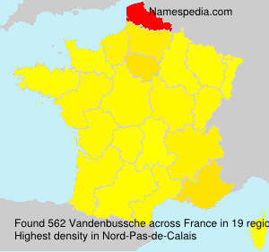 Surname Vandenbussche in France Surname Vandenbussche in France