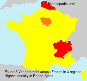 Surname Vanderbrecht in France Surname Vanderbrecht in France