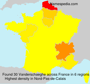 Surname Vanderschaeghe in France Surname Vanderschaeghe in France