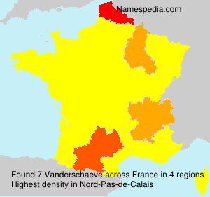 Surname Vanderschaeve in France Surname Vanderschaeve in France