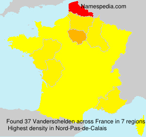 Surname Vanderschelden in France Surname Vanderschelden in France