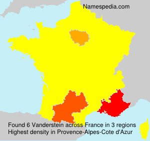 Surname Vanderstein in France Surname Vanderstein in France