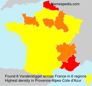 Surname Vanderstiggel in France Surname Vanderstiggel in France