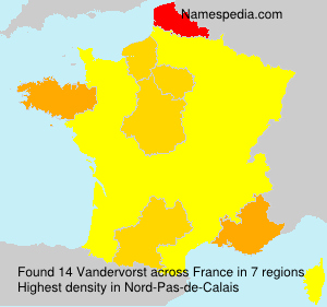 Surname Vandervorst in France Surname Vandervorst in France