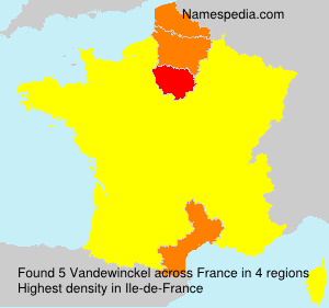 Surname Vandewinckel in France Surname Vandewinckel in France