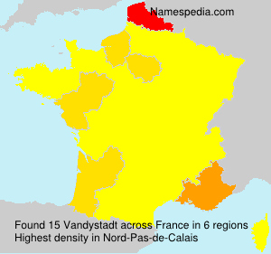 Surname Vandystadt in France