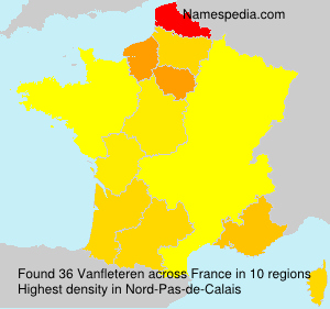 Surname Vanfleteren in France Surname Vanfleteren in France