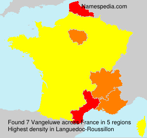 Surname Vangeluwe in France Surname Vangeluwe in France