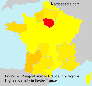 Surname Vangout in France Surname Vangout in France