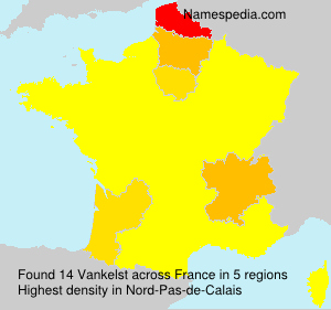 Surname Vankelst in France Surname Vankelst in France