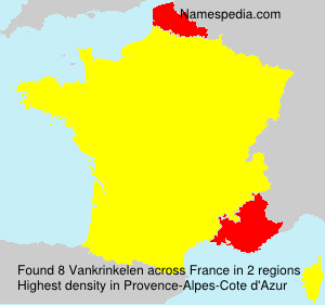 Surname Vankrinkelen in France