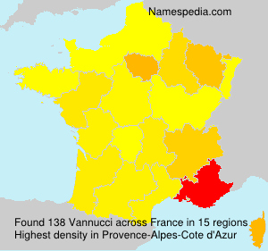Surname Vannucci in France Surname Vannucci in France