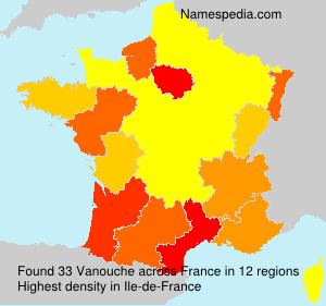 Surname Vanouche in France Surname Vanouche in France