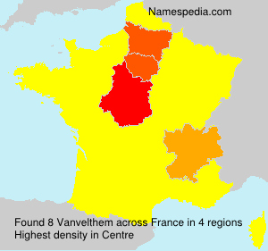 Surname Vanvelthem in France Surname Vanvelthem in France