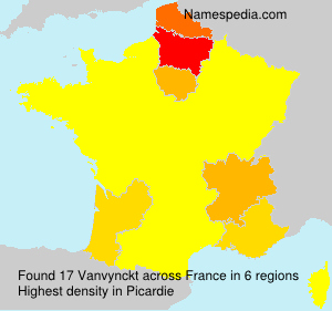 Surname Vanvynckt in France Surname Vanvynckt in France