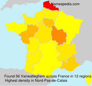 Surname Vanwalleghem in France Surname Vanwalleghem in France