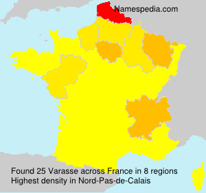 Surname Varasse in France Surname Varasse in France