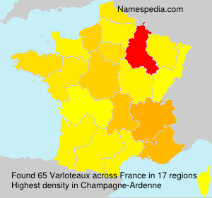 Surname Varloteaux in France Surname Varloteaux in France