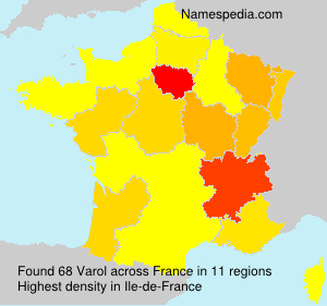 Surname Varol in France Surname Varol in France