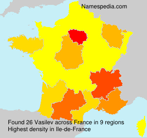 Surname Vasilev in France Surname Vasilev in France