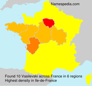 Surname Vasilevski in France Surname Vasilevski in France