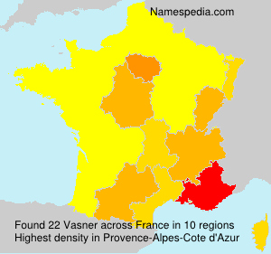 Surname Vasner in France Surname Vasner in France