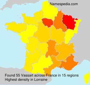 Surname Vassart in France Surname Vassart in France