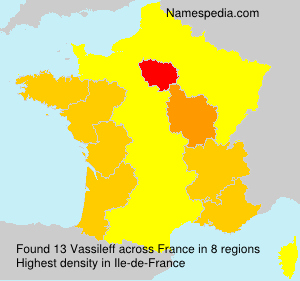 Surname Vassileff in France Surname Vassileff in France