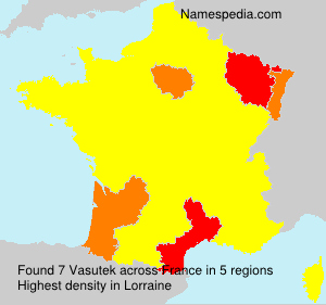 Surname Vasutek in France Surname Vasutek in France