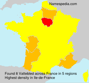 Surname Vattebled in France Surname Vattebled in France