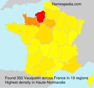 Surname Vauquelin in France Surname Vauquelin in France