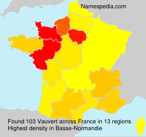 Surname Vauvert in France Surname Vauvert in France