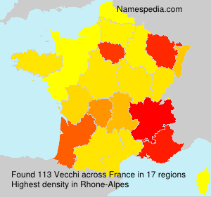 Surname Vecchi in France Surname Vecchi in France
