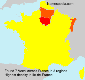 Surname Vecci in France Surname Vecci in France