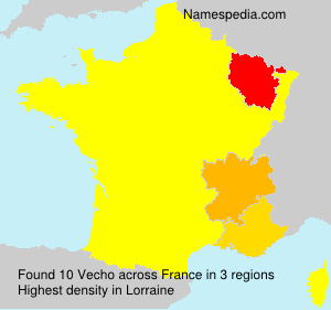 Surname Vecho in France Surname Vecho in France