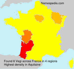 Surname Vegi in France Surname Vegi in France
