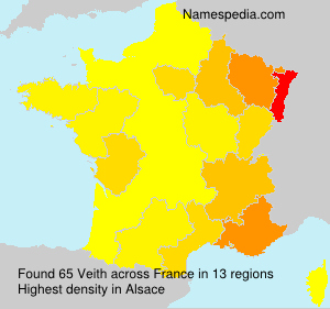 Surname Veith in France