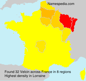 Surname Velcin in France Surname Velcin in France