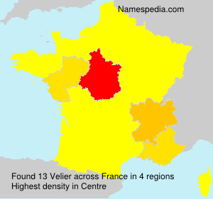 Surname Velier in France Surname Velier in France